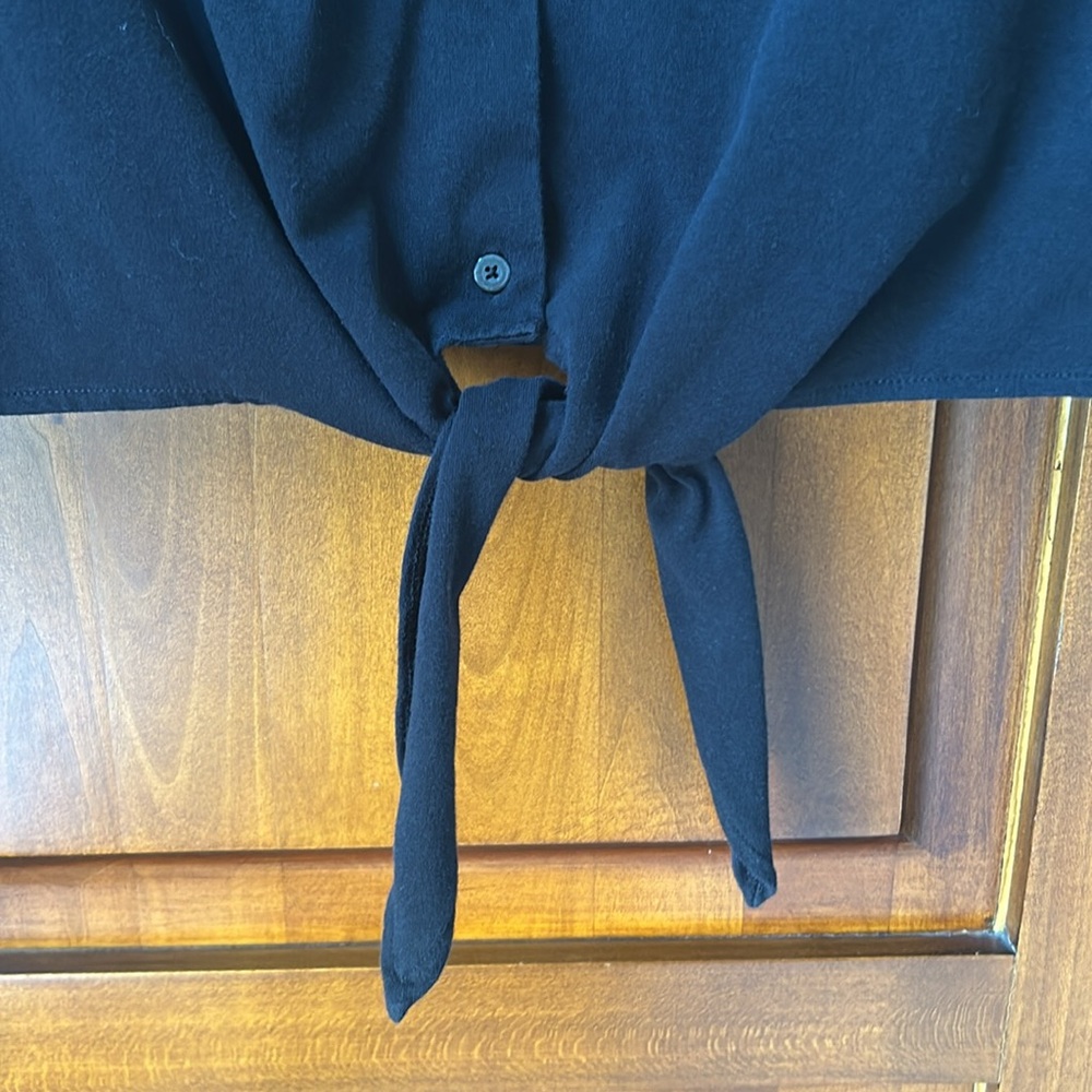 Lauren Ralph Lauren Sleeveless Button Down Crop Top - Picture 4 of 8